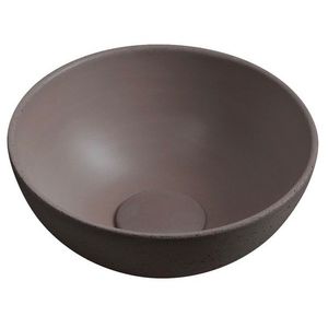 SAPHO - MINOR betónové umývadlo na dosku, priemer 26cm, tmavo hnedá mat MR26015 vyobraziť