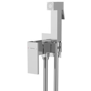 SAPHO - CUBEMIX podomietková bidetová batéria so Stop sprškou, hranatá, chróm CM040 vyobraziť