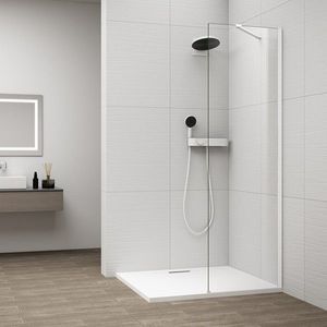 POLYSAN - ESCA WHITE MATT jednodielna sprchová zástena na inštaláciu k stene, číre sklo, 500 ES1050-03 vyobraziť
