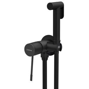 SAPHO - SOLARIS podomietková bidetová batéria so Stop sprškou, guľaty, čierna mat WD040B vyobraziť