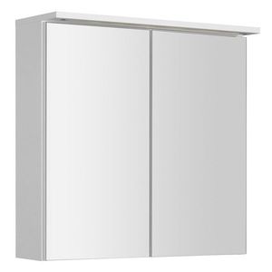 AQUALINE - KAWA STRIP Galérka s LED osvetlením 70x70x22cm, biela WGL70S vyobraziť