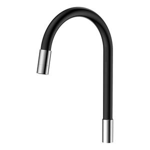 Výlevka k batérii Flexi black vyobraziť