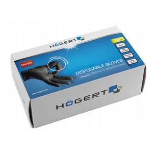 Jednorazové nitrilové rukavice čierne M (100 ks/balenie) vyobraziť