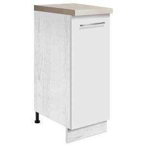 Kuchynská skrinka Creativa 26D + cargo biela vyobraziť