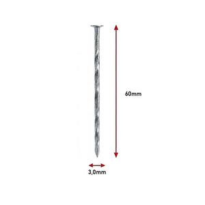 Skrutkové Klince Pozinkované 3, 0×50mm vyobraziť