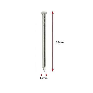 Stolárske klince pozinkované 1, 6×30 mm vyobraziť