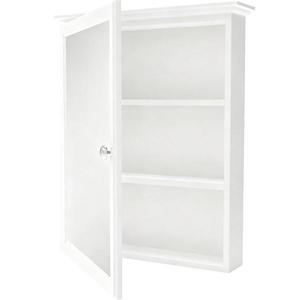 Skrinka Zrkadlová Gina 56 biela vyobraziť