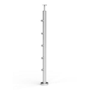 Stĺpik 958mm 5xfi12 podlahový balkón 42, 4mm vyobraziť