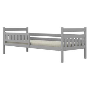 Posteľ Dawid štandard + zábrana 80x160 sivá vyobraziť