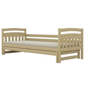 Posteľ Tosia s prístelkou 80x180 prírodná, nelakovaná vyobraziť