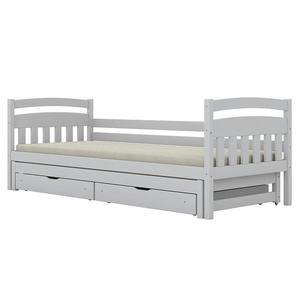 Posteľ Tosia s prístelkou + zásuvky 80x200 biela vyobraziť