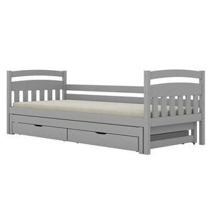 Posteľ Tosia s prístelkou + zásuvky 80x160 sivá vyobraziť