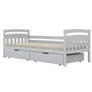 Posteľ Tosia veľké zásuvky 80x200 biela vyobraziť