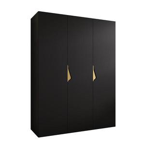 Skriňa Sandi 1-150 čierna/zlatá vyobraziť