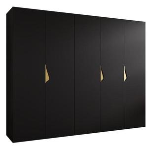 Skriňa Sandi 1-250 čierna/zlatá vyobraziť