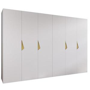 Skriňa Sandi 1-300 (2x150) biela/zlatá vyobraziť