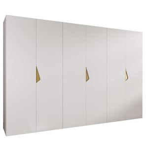 Skriňa Sandi 1-300 (3x100) biela/zlatá vyobraziť