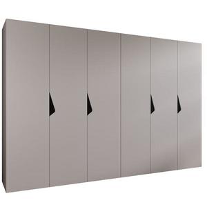 Skriňa Sandi 1-300 (2x150) kašmír/čierna vyobraziť