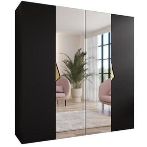 Skriňa Sandi 2-200 čierna/zlatá vyobraziť