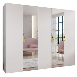 Skriňa Sandi 2-250 biela/zlatá vyobraziť