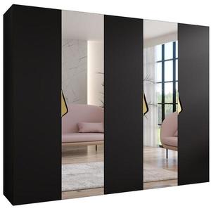 Skriňa Sandi 2-250 čierna/zlatá vyobraziť