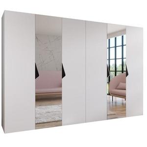 Skriňa Sandi 2-300 (2x150) biela/čierna vyobraziť