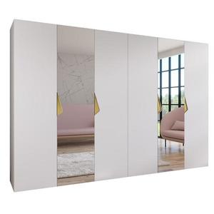 Skriňa Sandi 2-300 (2x150) biela/zlatá vyobraziť