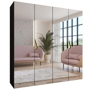 Skriňa Sandi 3-200 čierna/zlatá vyobraziť