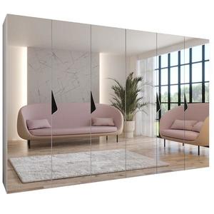 Skriňa Sandi 3-300 (2x150) biela/čierna vyobraziť