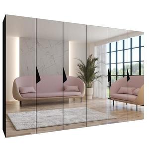 Skriňa Sandi 3-300 (2x150) čierna/čierna vyobraziť