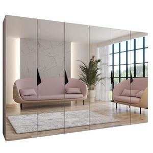 Skriňa Sandi 3-300 (2x150) kašmír/čierna vyobraziť