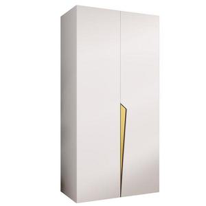 Skriňa Piano 1-100 biela/zlatá vyobraziť