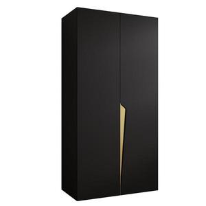 Skriňa Piano 1-100 čierna/zlatá vyobraziť