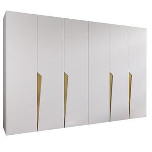 Skriňa Piano 1-300 (2x150) biela/zlatá vyobraziť