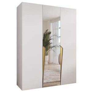 Skriňa Piano 2-150 biela/zlatá vyobraziť