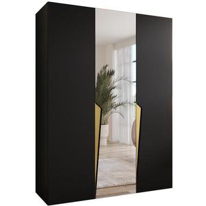 Skriňa Piano 2-150 čierna/zlatá vyobraziť