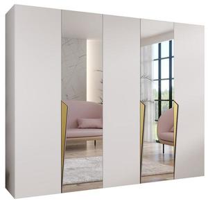 Skriňa Piano 2-250 biela/zlatá vyobraziť