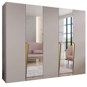 Skriňa Piano 2-250 kašmír/zlatá vyobraziť