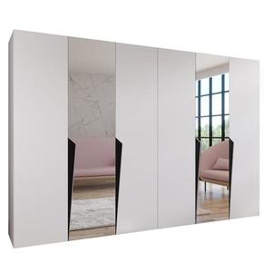 Skriňa Piano 2-300 (2x150) biela/čierna vyobraziť