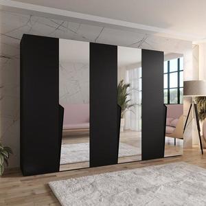 Skriňa Piano 2-300 (3x100) čierna/čierna vyobraziť