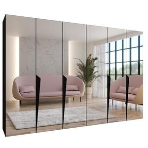 Skriňa Piano 3-300 (2x150) čierna/čierna vyobraziť