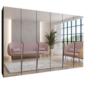 Skriňa Piano 3-300 (2x150) čierna/kašmír vyobraziť