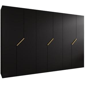 Skriňa Andrew 1-300 čierna/zlatá vyobraziť