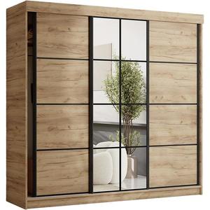 Skriňa Tanger So zrkadlom 200 Dub Craft Zlatý vyobraziť