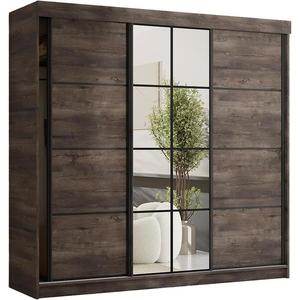 Skriňa Tanger So zrkadlom 250 Tmavý popol vyobraziť