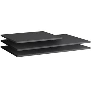 Police do skriňa Marbella/Alicante 250 čierna (sada 3 ks) vyobraziť