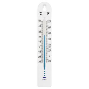 Univerzálny teplomer (-30/50 °c) 17 cm biely vyobraziť