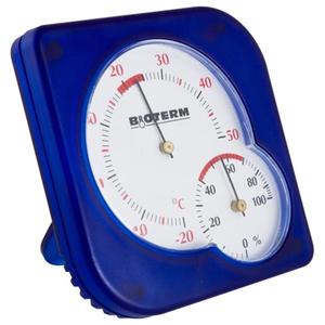 Vnútorný bimetalový teplomer s vlhkomerom (-20/50 °c) mix vyobraziť