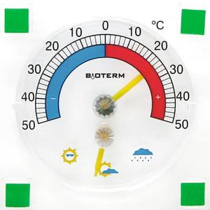 Univerzálny samolepiaci priesvitný teplomer s vlhkomerom (-50/50 °c) vyobraziť