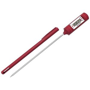 Digitálny kuchynský teplomer LCD (-20/250 °c) červený vyobraziť